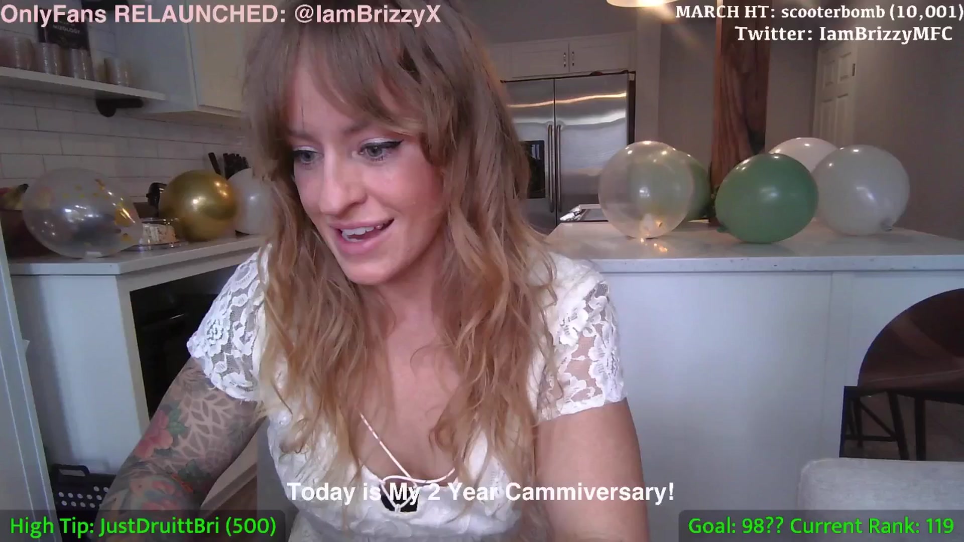 Gallery image thumbnail from Brizzy's myfreecams stream on, 03/22/2025, 18:39 image 3 of 20
