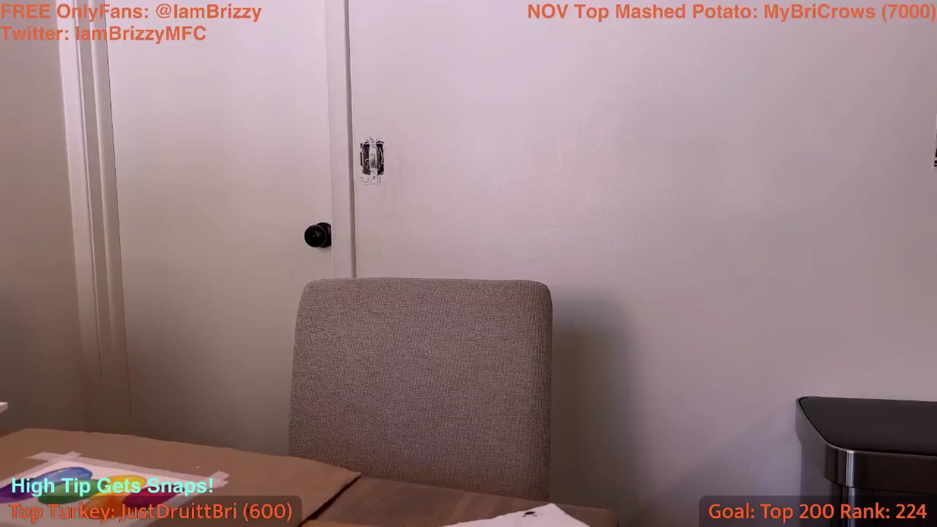 Gallery image thumbnail from Brizzy's myfreecams stream on, 11/24/2025, 19:35 image 4 of 20