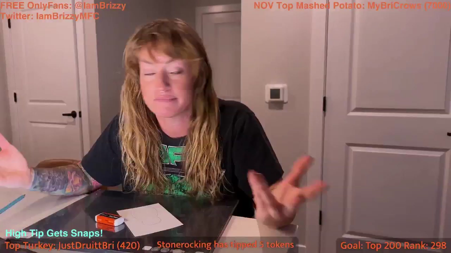 Gallery image thumbnail from Brizzy's myfreecams stream on, 11/30/2025, 22:37 image 1 of 20