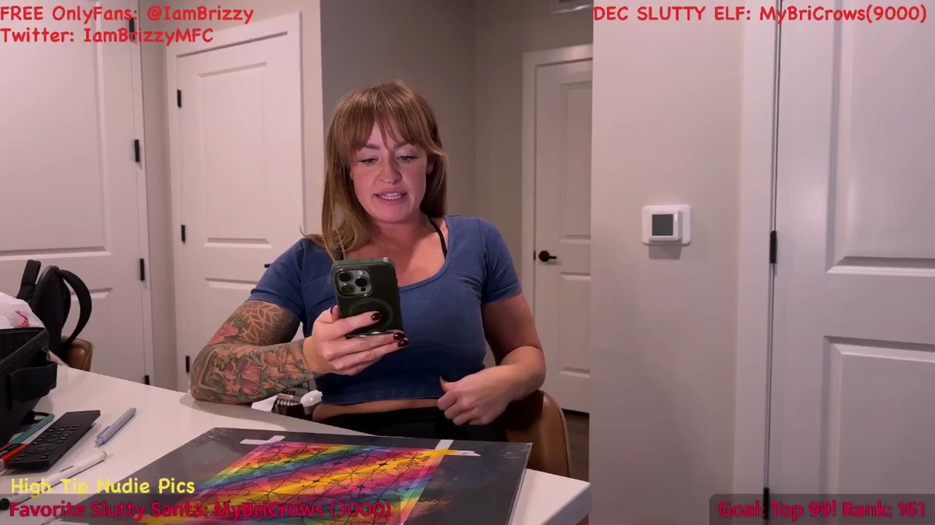 Gallery image thumbnail from Brizzy's myfreecams stream on, 12/05/2025, 22:04 image 9 of 20
