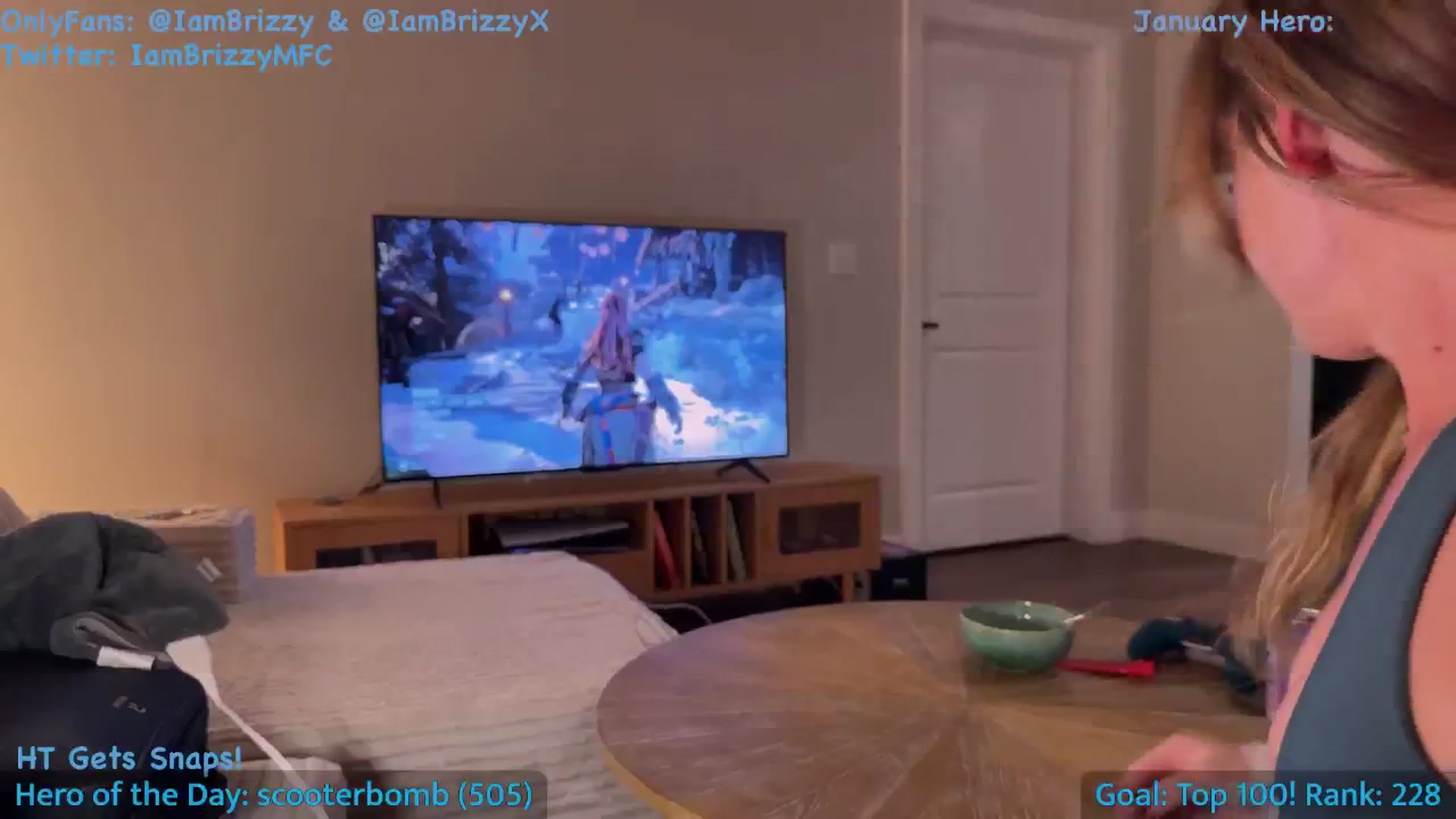 Gallery image thumbnail from Brizzy's myfreecams stream on, 01/03/2026, 03:44 image 2 of 20