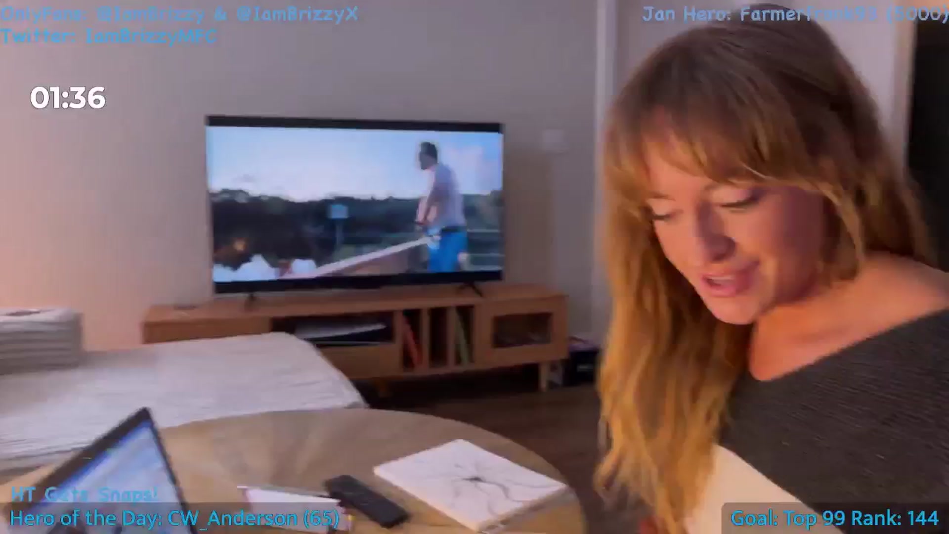 Gallery image thumbnail from Brizzy's myfreecams stream on, 01/04/2026, 22:36 image 1 of 20
