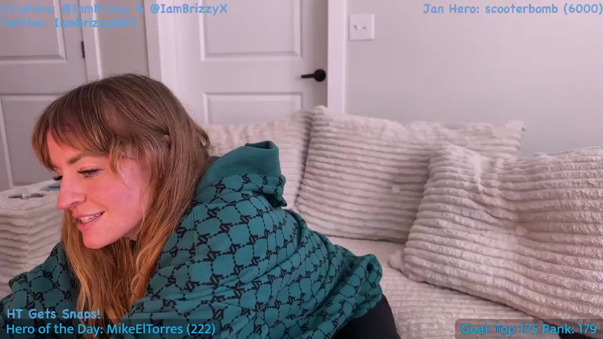 Gallery image thumbnail from Brizzy's myfreecams stream on, 01/09/2026, 23:47 image 5 of 20