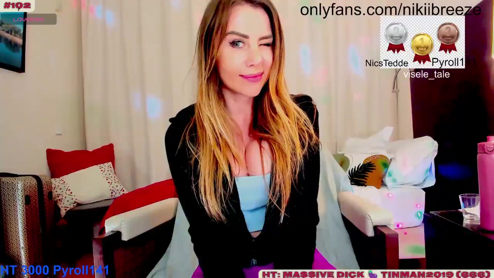 Gallery image thumbnail from BubblyTrouble's myfreecams stream on, 01/04/2025, 02:25 image 6 of 20