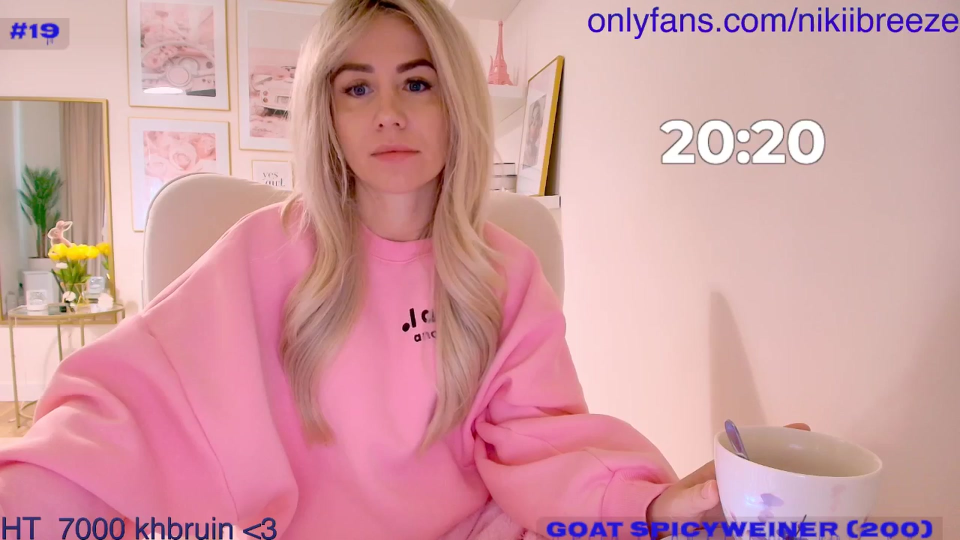 Gallery image thumbnail from BubblyTrouble's myfreecams stream on, 04/21/2026, 05:42 image 19 of 20