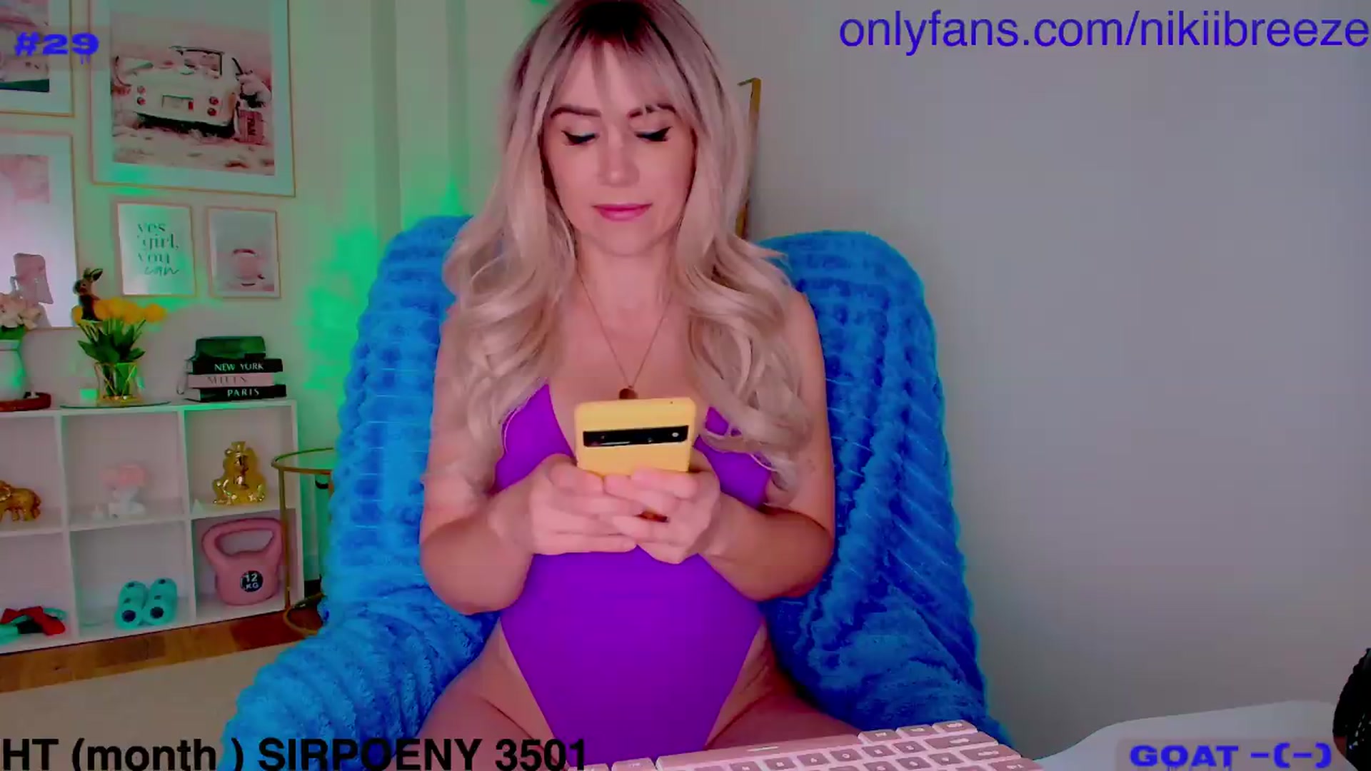 Gallery image thumbnail from BubblyTrouble's myfreecams stream on, 06/05/2026, 11:02 image 9 of 20