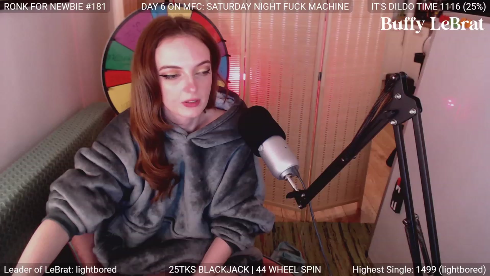 Gallery image thumbnail from BuffyLeBrat's myfreecams stream on, 04/09/2023, 06:31 image 2 of 20