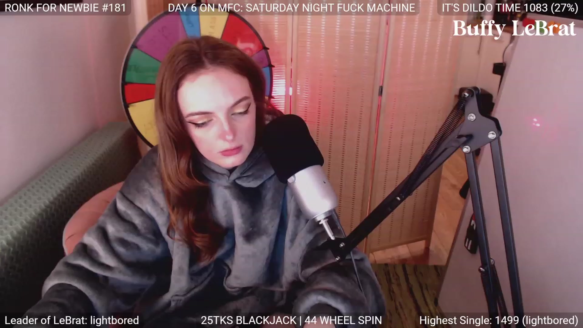 Gallery image thumbnail from BuffyLeBrat's myfreecams stream on, 04/09/2023, 06:31 image 5 of 20