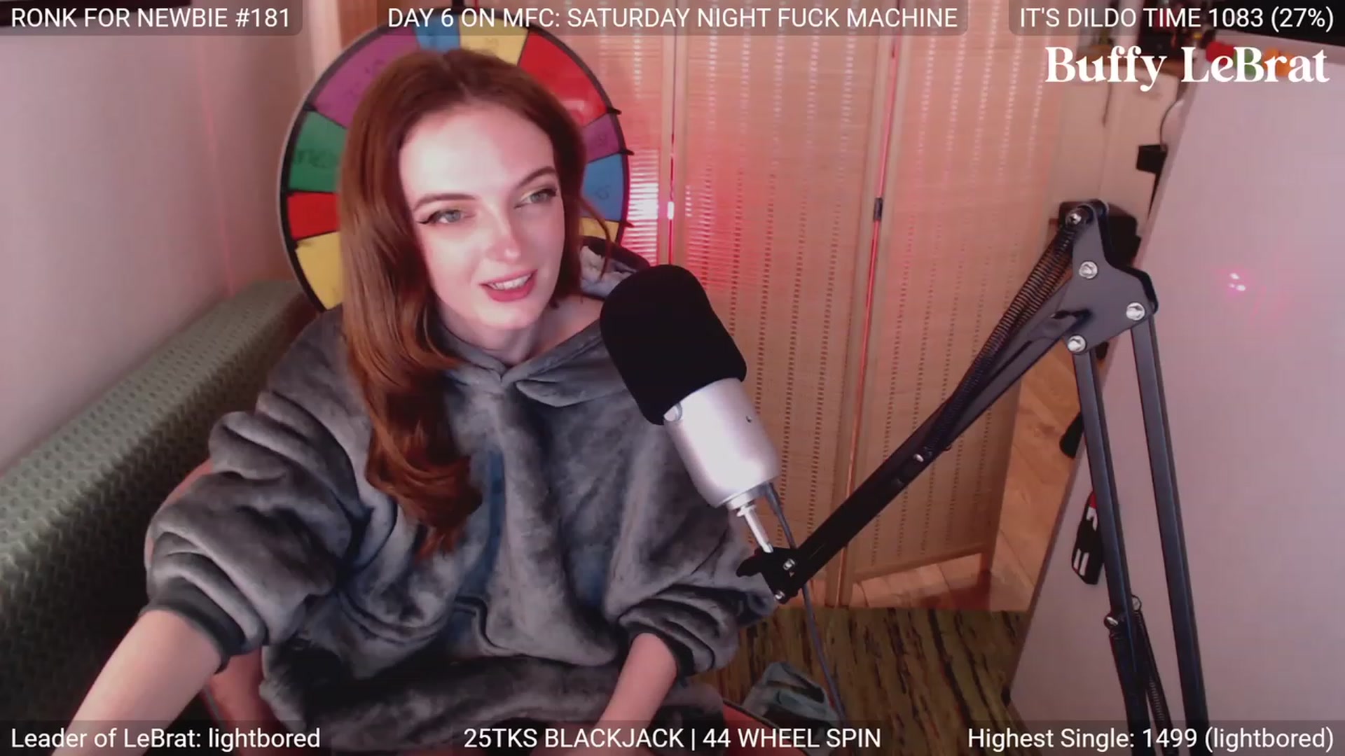 Gallery image thumbnail from BuffyLeBrat's myfreecams stream on, 04/09/2023, 06:31 image 3 of 20