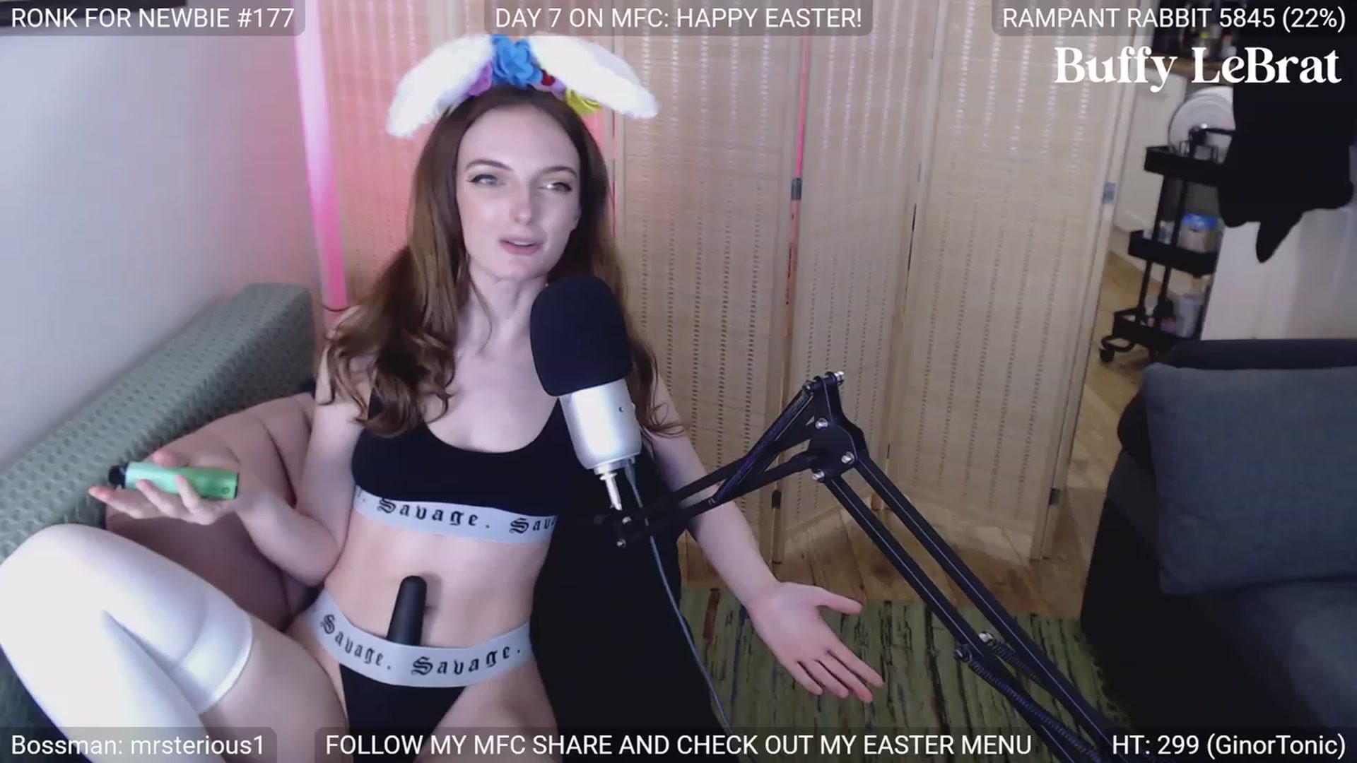 Gallery image thumbnail from BuffyLeBrat's myfreecams stream on, 04/10/2023, 02:20 image 12 of 20