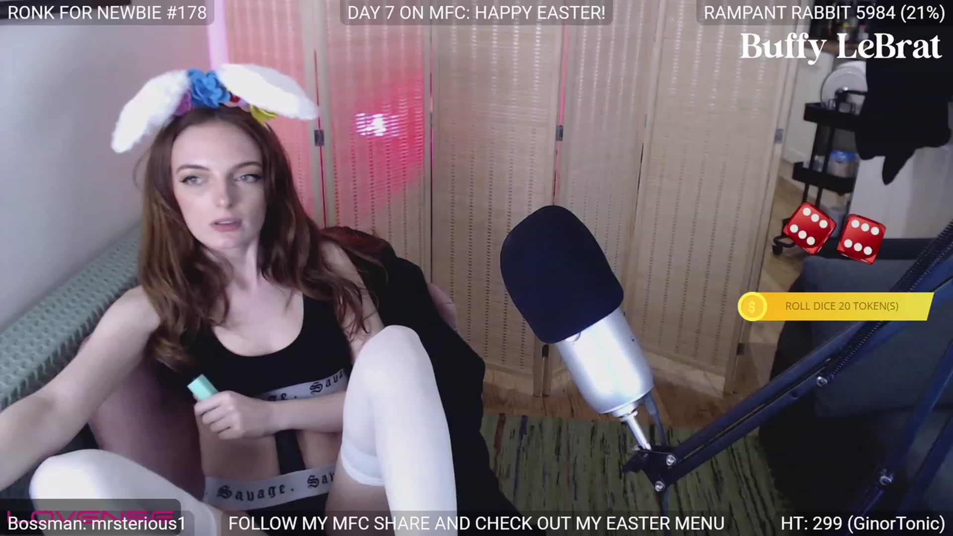 Gallery image thumbnail from BuffyLeBrat's myfreecams stream on, 04/10/2023, 02:20 image 1 of 20