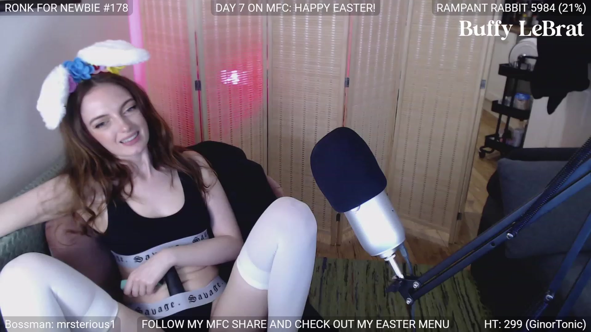 Gallery image thumbnail from BuffyLeBrat's myfreecams stream on, 04/10/2023, 02:20 image 2 of 20
