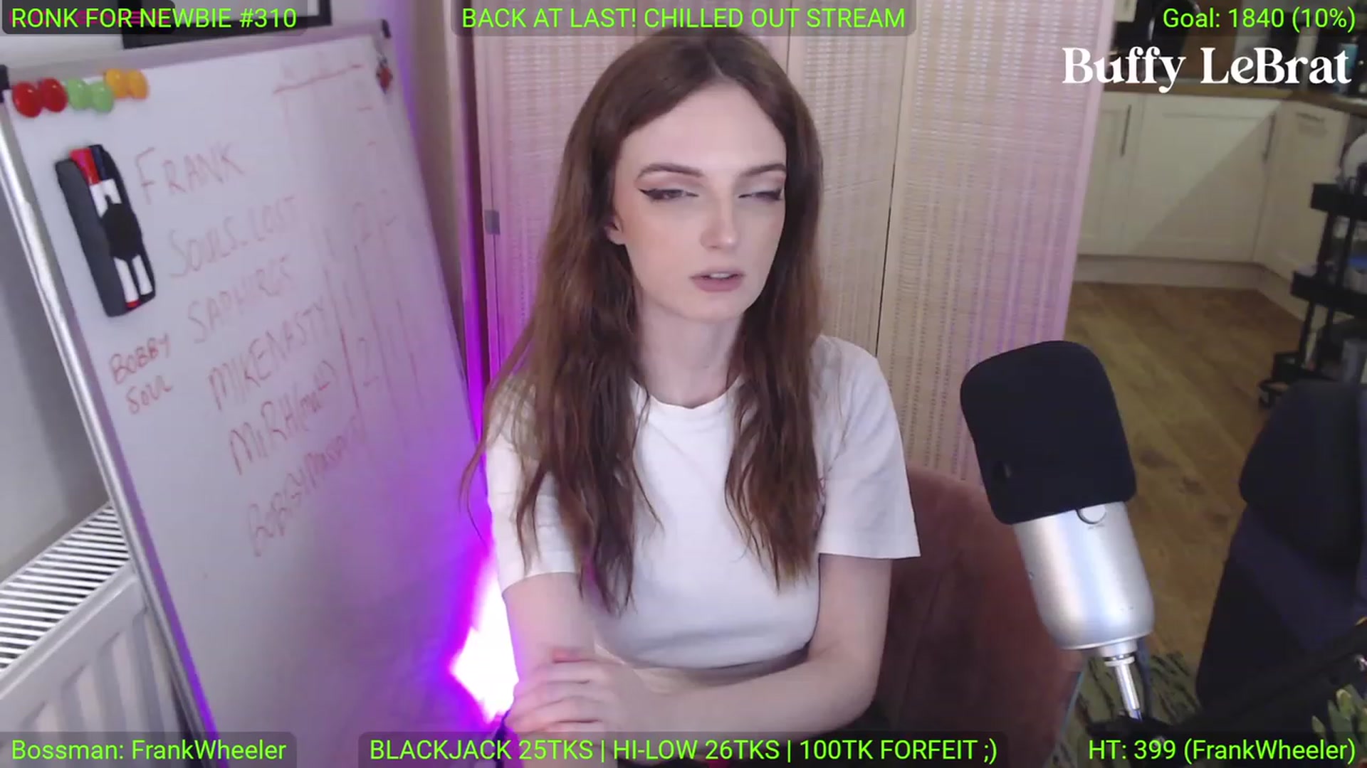 Gallery image thumbnail from BuffyLeBrat's myfreecams stream on, 04/21/2023, 24:27 image 16 of 20
