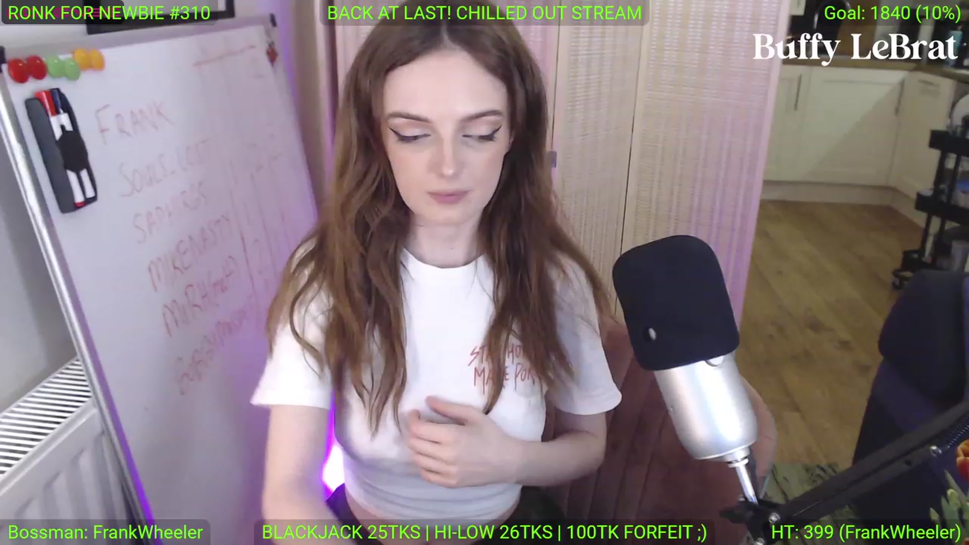Gallery image thumbnail from BuffyLeBrat's myfreecams stream on, 04/21/2023, 24:27 image 20 of 20