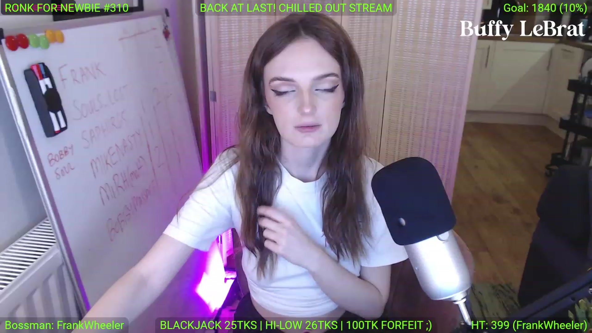 Gallery image thumbnail from BuffyLeBrat's myfreecams stream on, 04/21/2023, 24:27 image 14 of 20