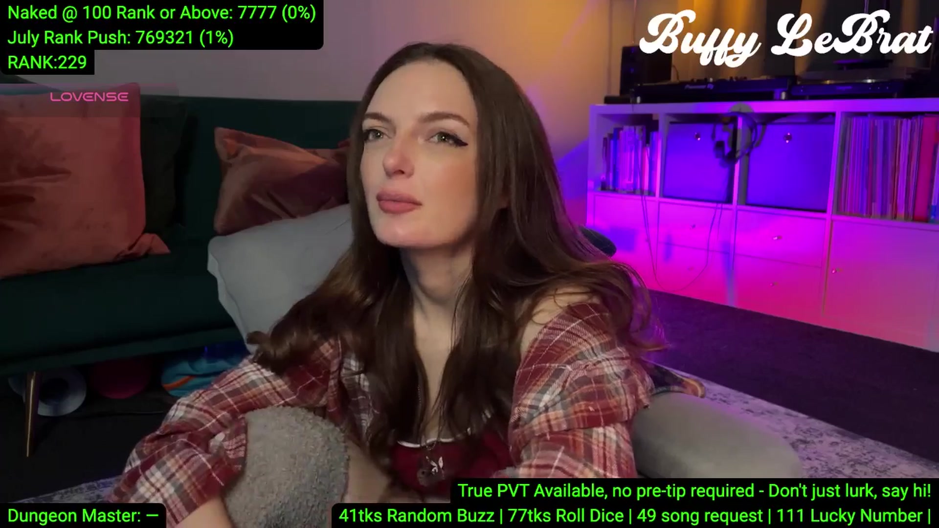 Gallery image thumbnail from BuffyLeBrat's myfreecams stream on, 07/04/2025, 23:01 image 7 of 20