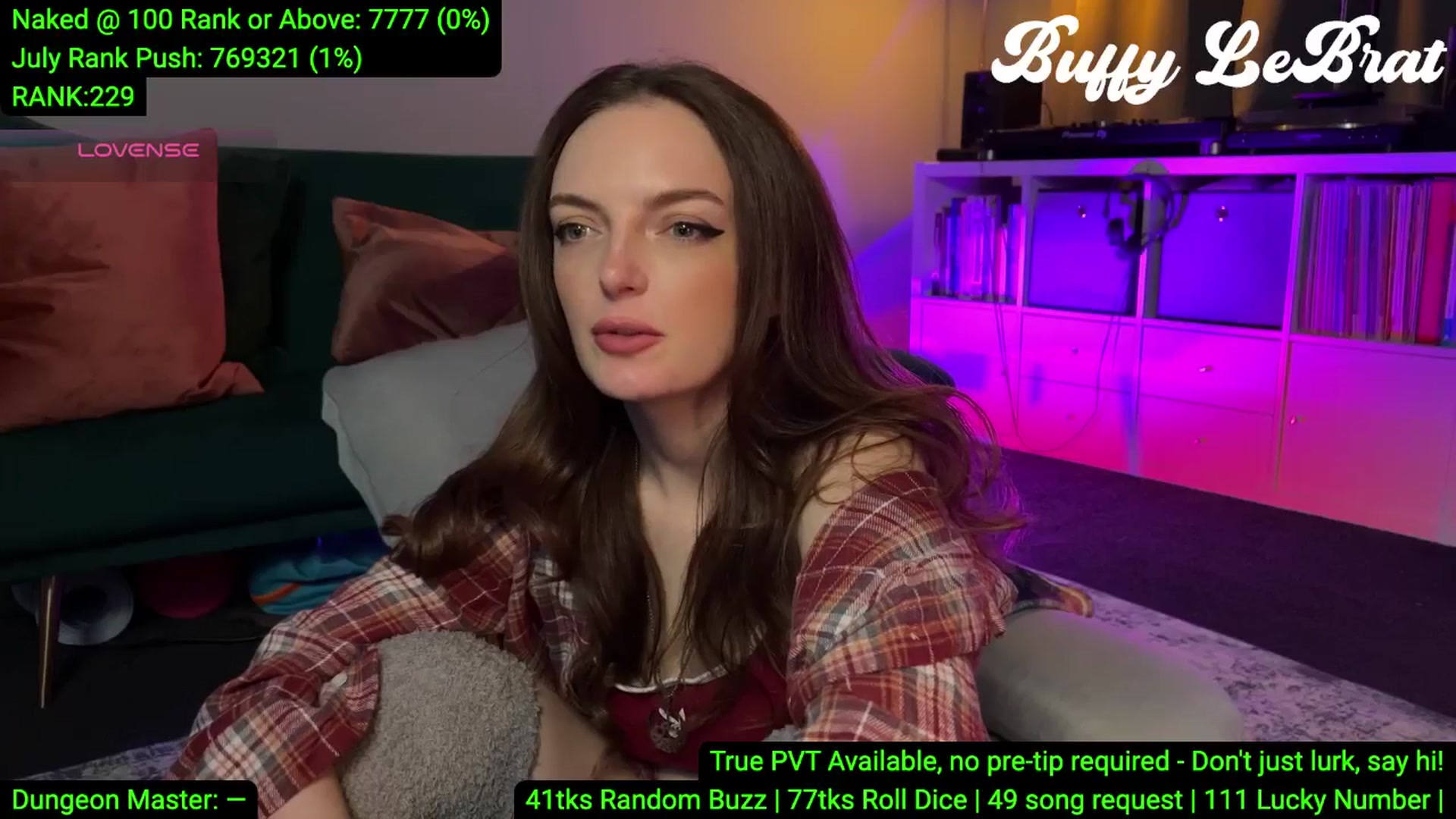 Gallery image thumbnail from BuffyLeBrat's myfreecams stream on, 07/04/2025, 23:01 image 6 of 20