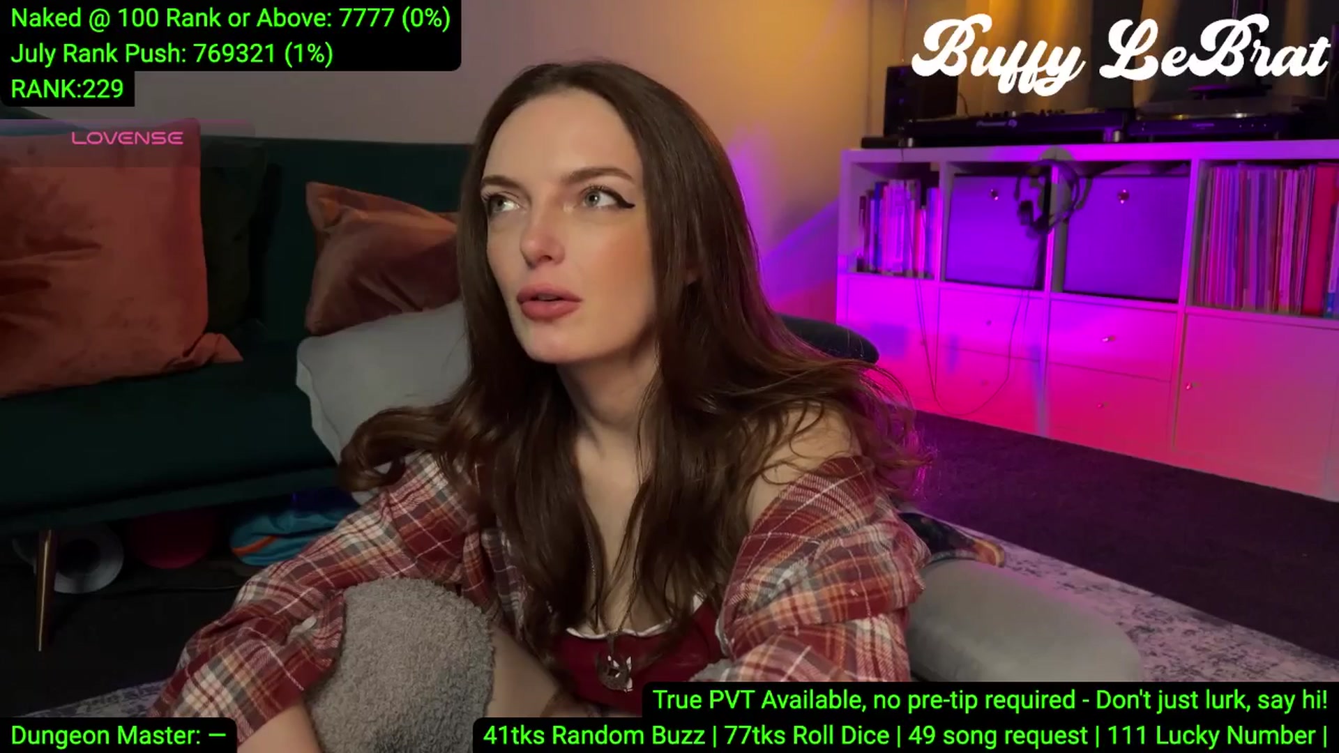 Gallery image thumbnail from BuffyLeBrat's myfreecams stream on, 07/04/2025, 23:01 image 4 of 20
