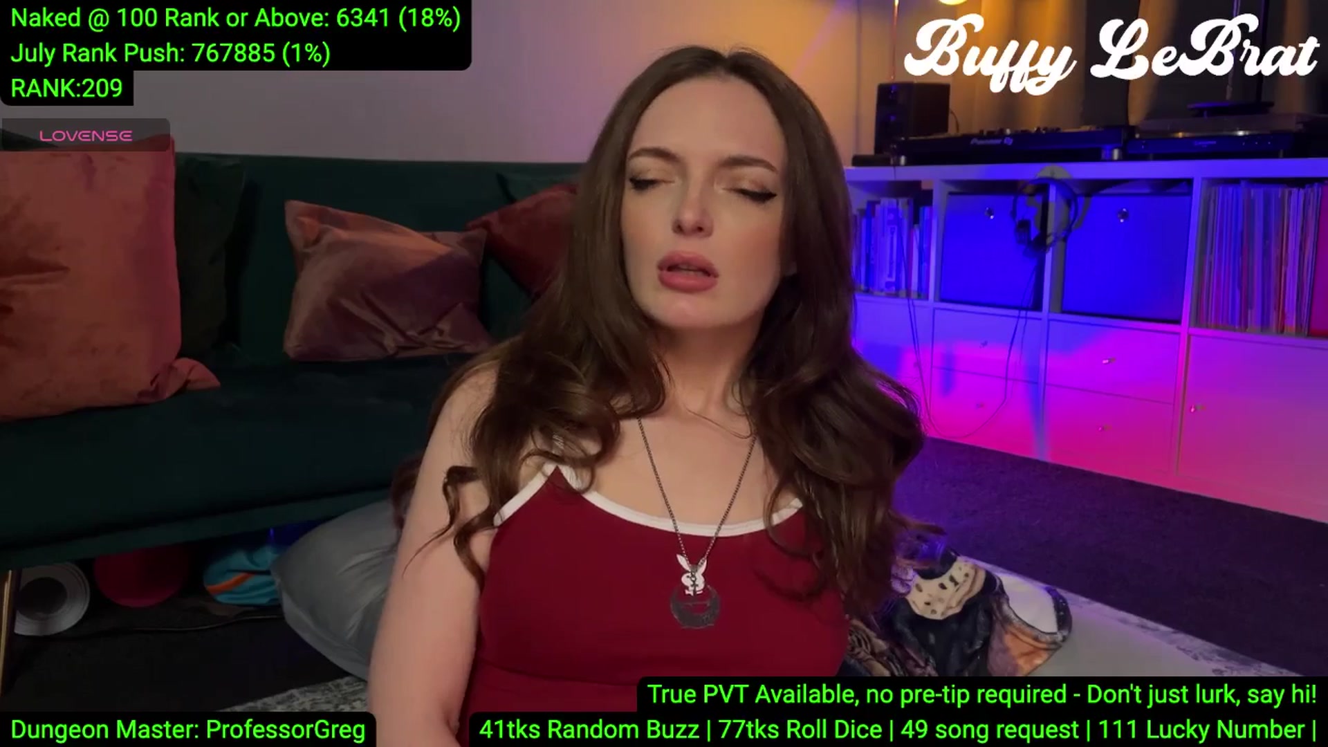 Gallery image thumbnail from BuffyLeBrat's myfreecams stream on, 07/05/2025, 24:35 image 11 of 20