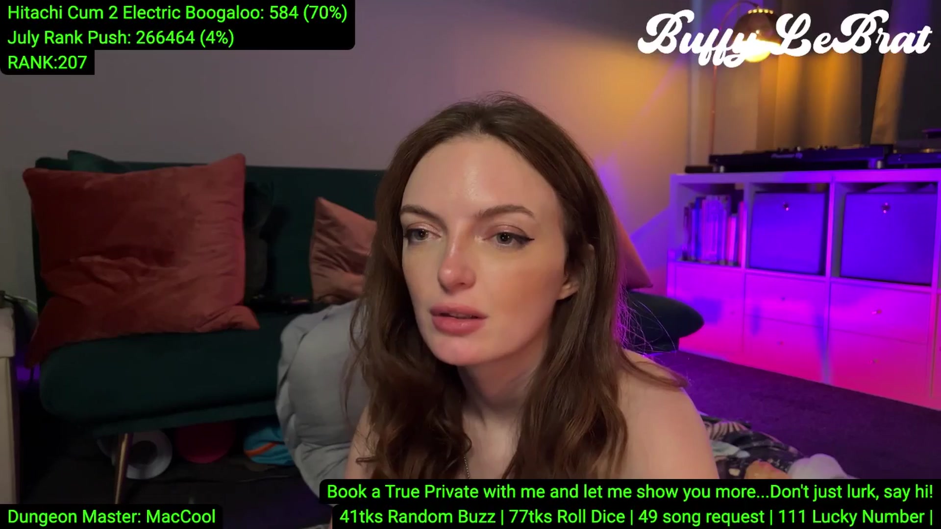 Gallery image thumbnail from BuffyLeBrat's myfreecams stream on, 07/14/2025, 09:36 image 18 of 20