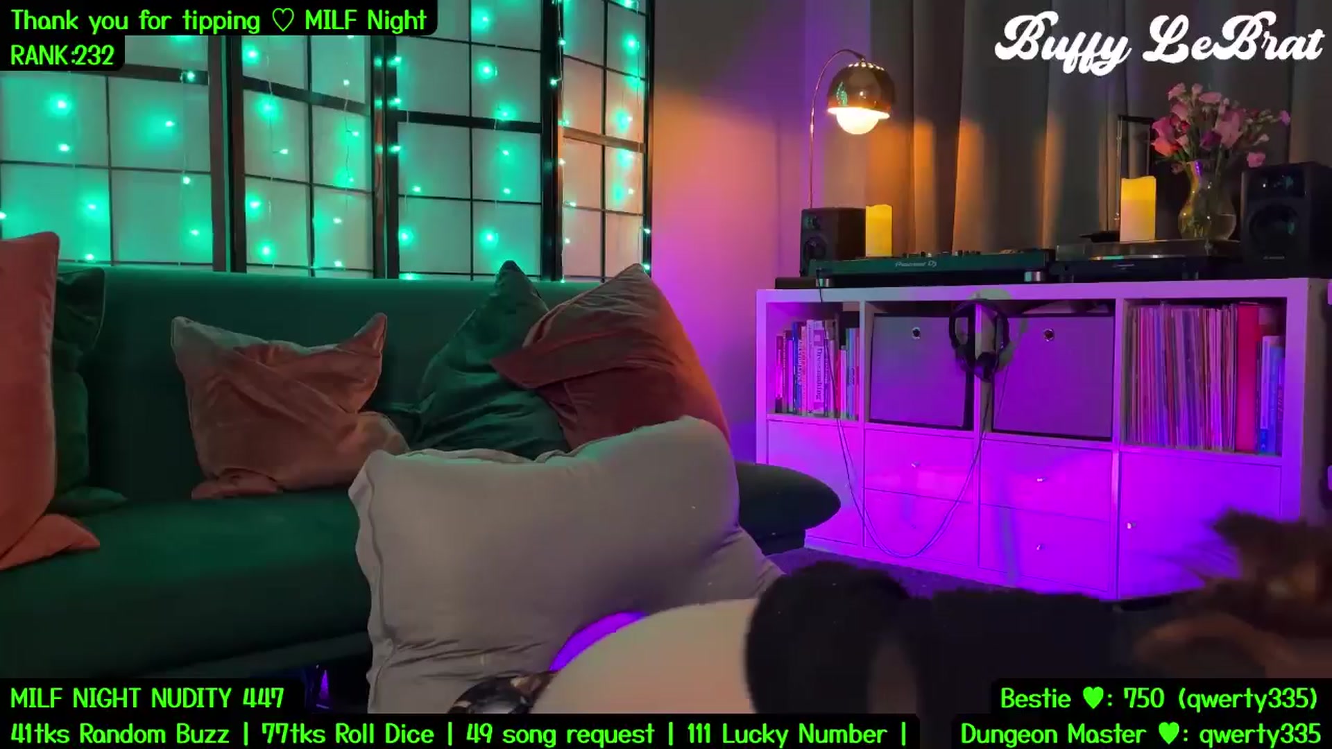 Gallery image thumbnail from BuffyLeBrat's myfreecams stream on, 07/20/2025, 05:51 image 13 of 20