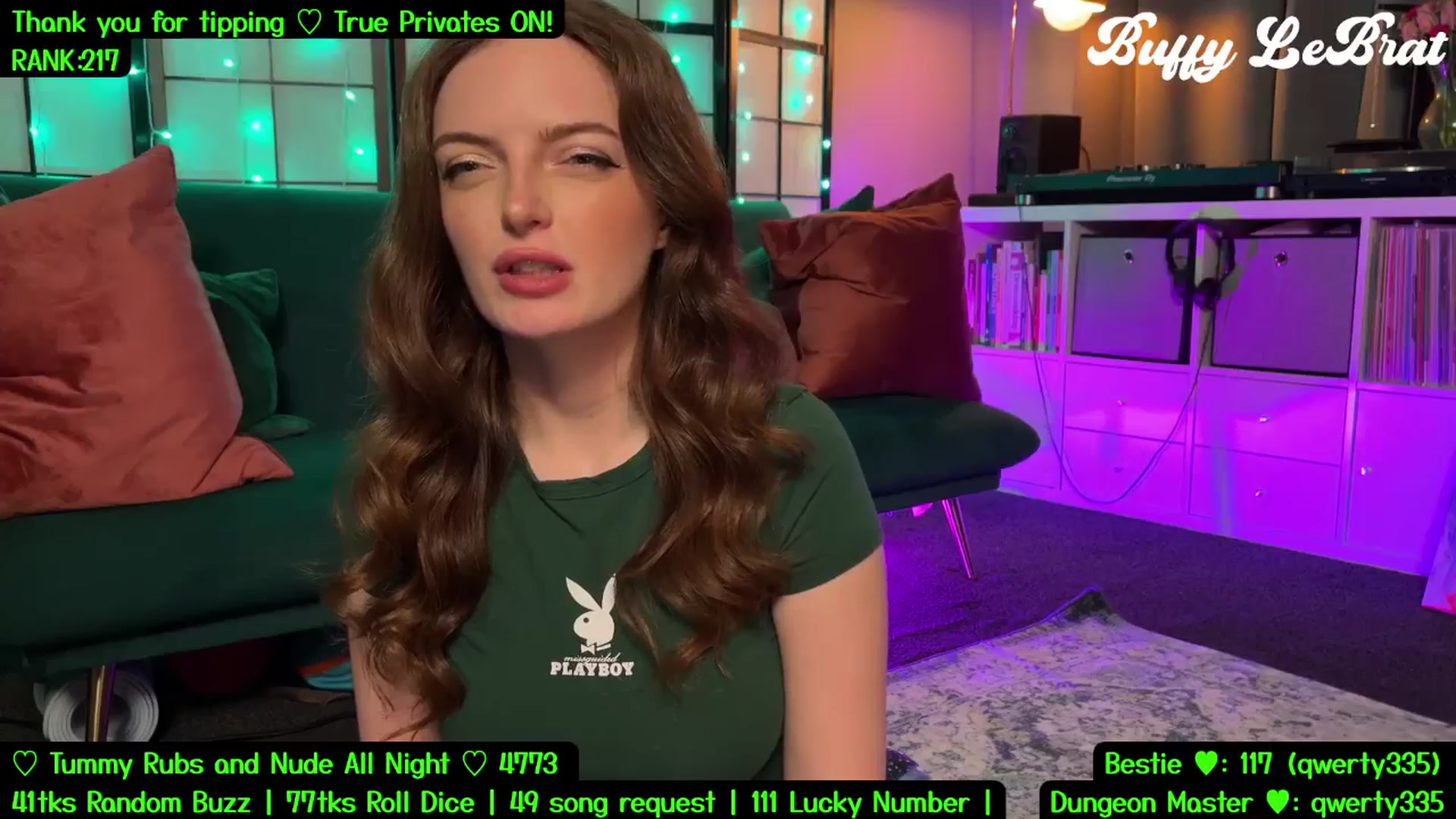 Gallery image thumbnail from BuffyLeBrat's myfreecams stream on, 07/22/2025, 03:19 image 10 of 20