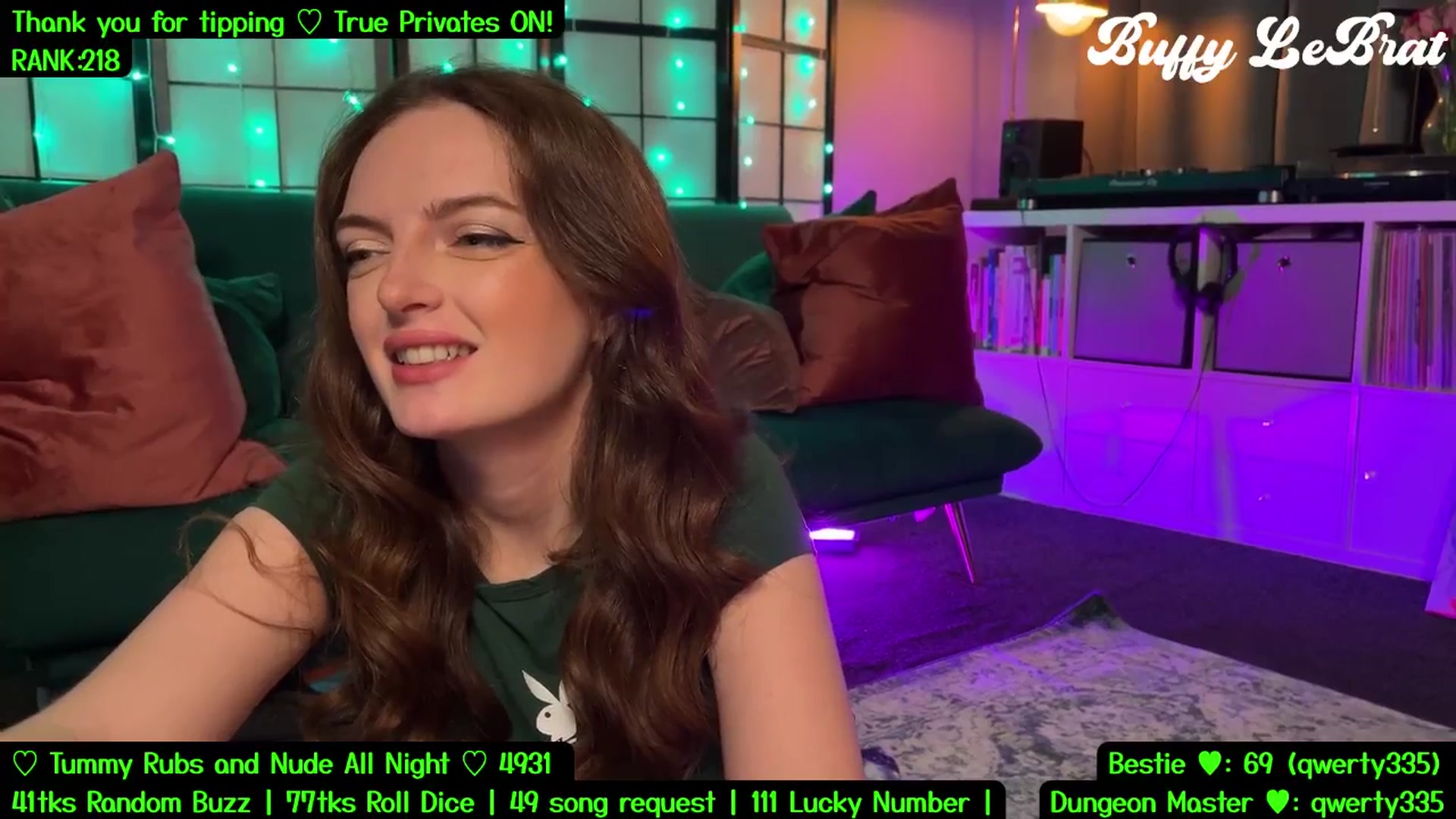 Gallery image thumbnail from BuffyLeBrat's myfreecams stream on, 07/22/2025, 03:19 image 3 of 20