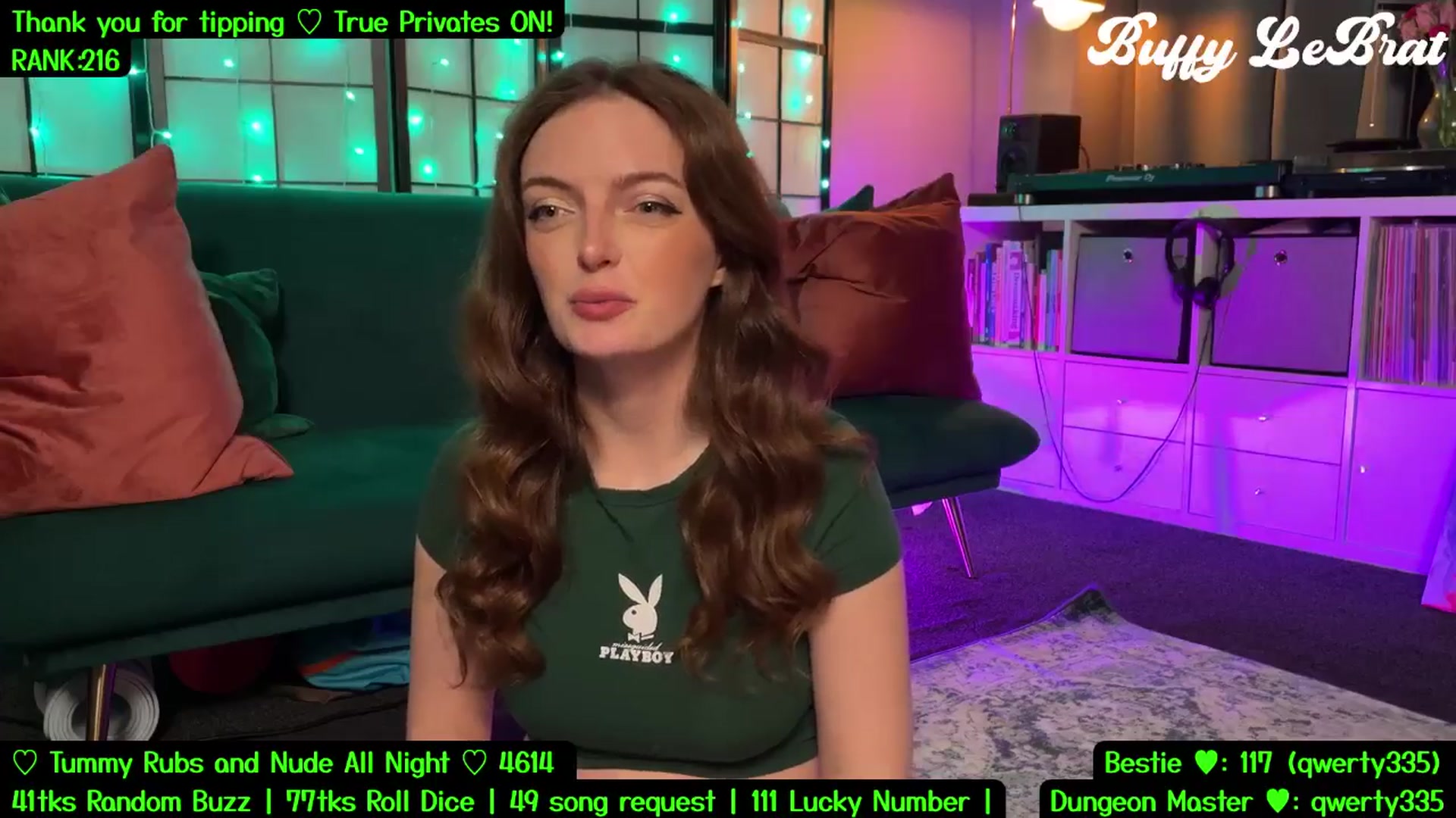 Gallery image thumbnail from BuffyLeBrat's myfreecams stream on, 07/22/2025, 03:19 image 13 of 20