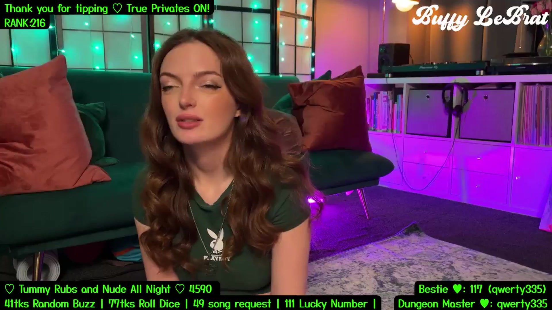 Gallery image thumbnail from BuffyLeBrat's myfreecams stream on, 07/22/2025, 03:19 image 15 of 20