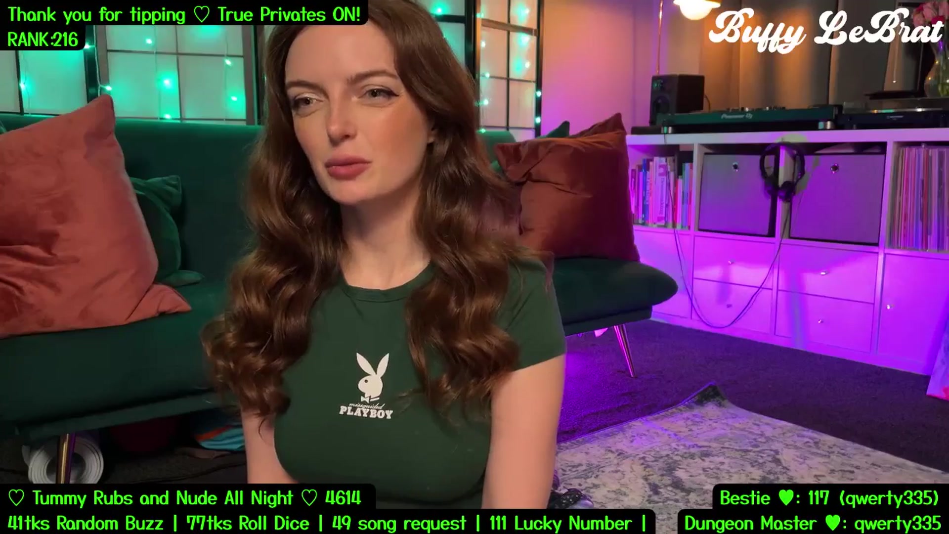 Gallery image thumbnail from BuffyLeBrat's myfreecams stream on, 07/22/2025, 03:19 image 12 of 20