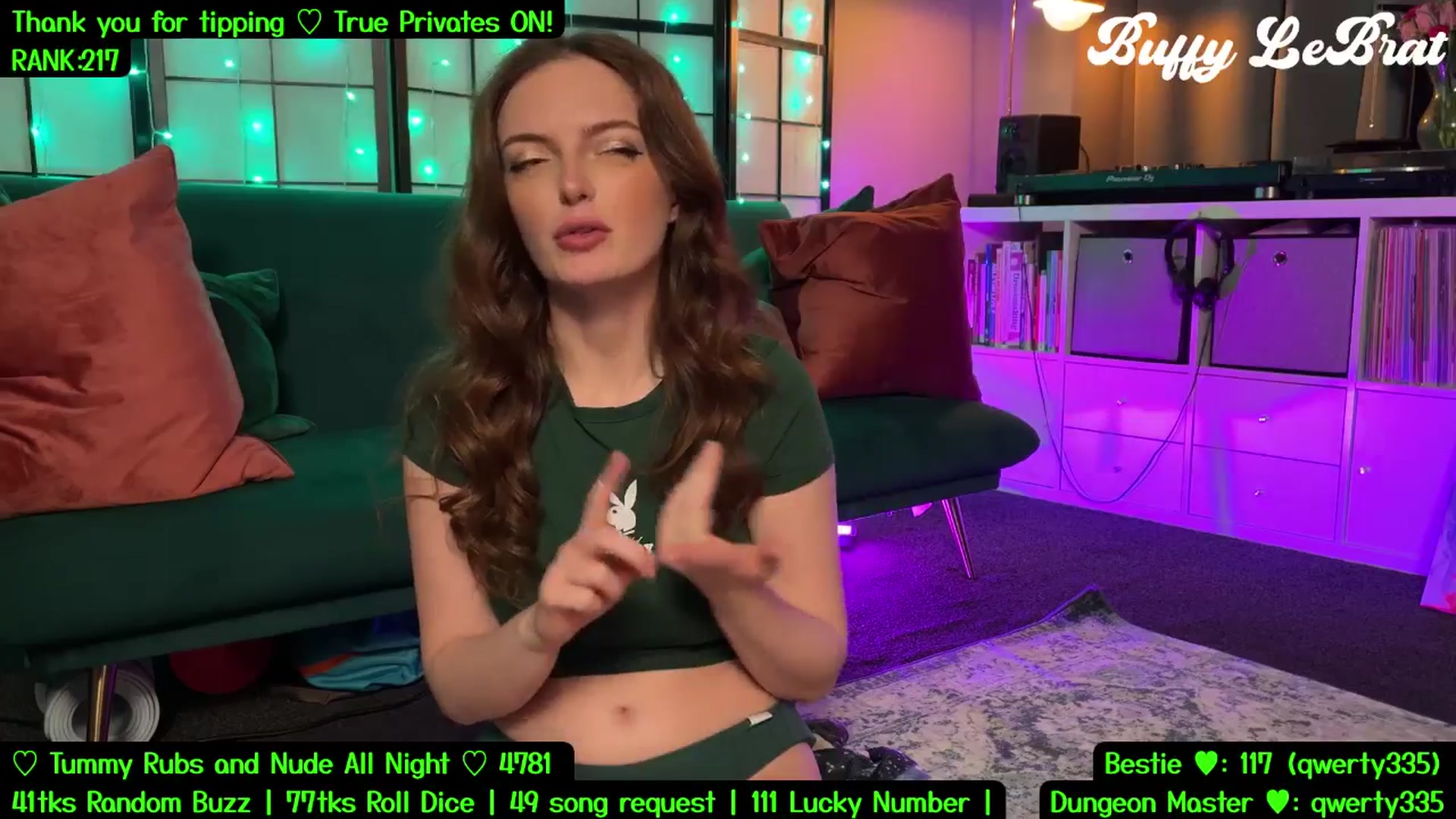 Gallery image thumbnail from BuffyLeBrat's myfreecams stream on, 07/22/2025, 03:19 image 7 of 20