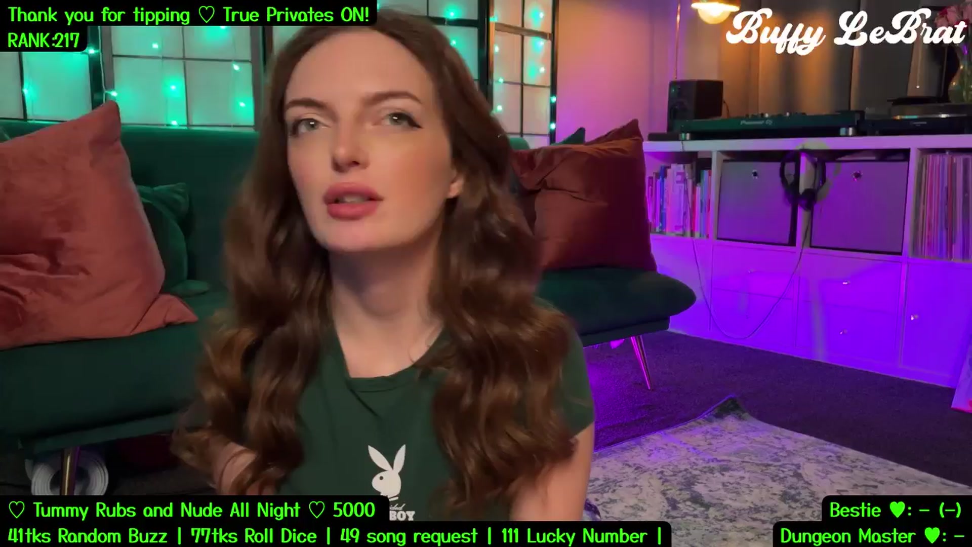 Gallery image thumbnail from BuffyLeBrat's myfreecams stream on, 07/22/2025, 03:19 image 1 of 20