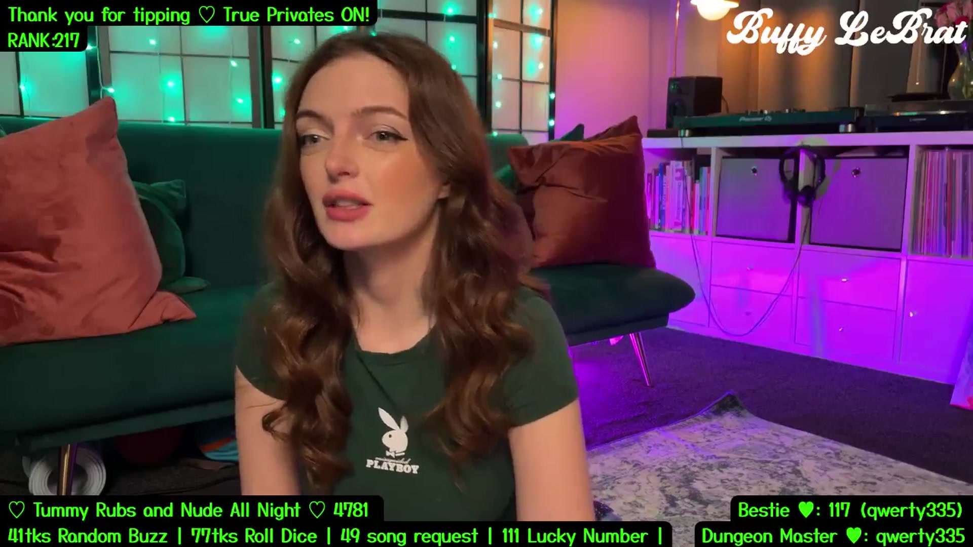 Gallery image thumbnail from BuffyLeBrat's myfreecams stream on, 07/22/2025, 03:19 image 9 of 20