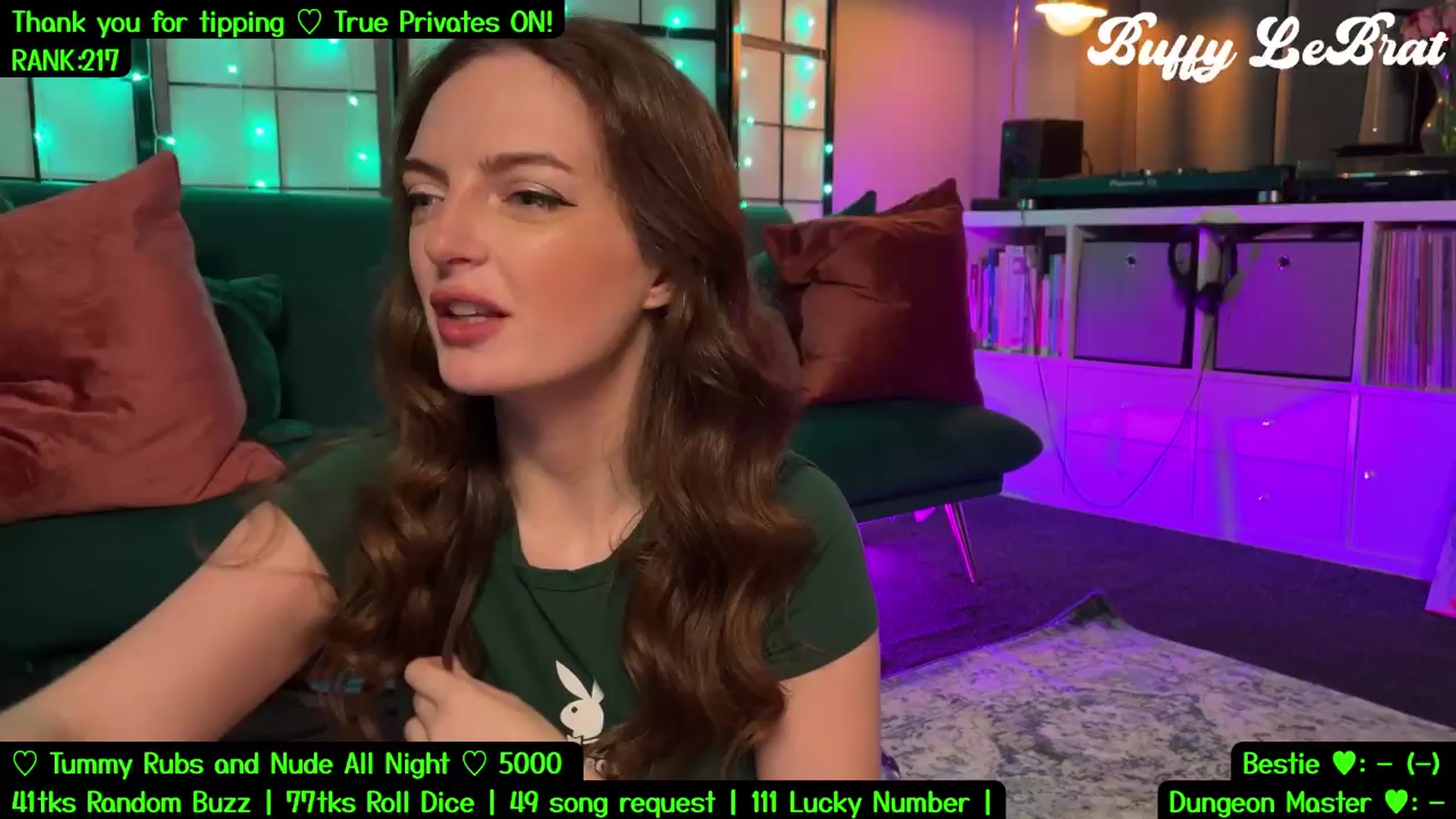 Gallery image thumbnail from BuffyLeBrat's myfreecams stream on, 07/22/2025, 03:19 image 2 of 20