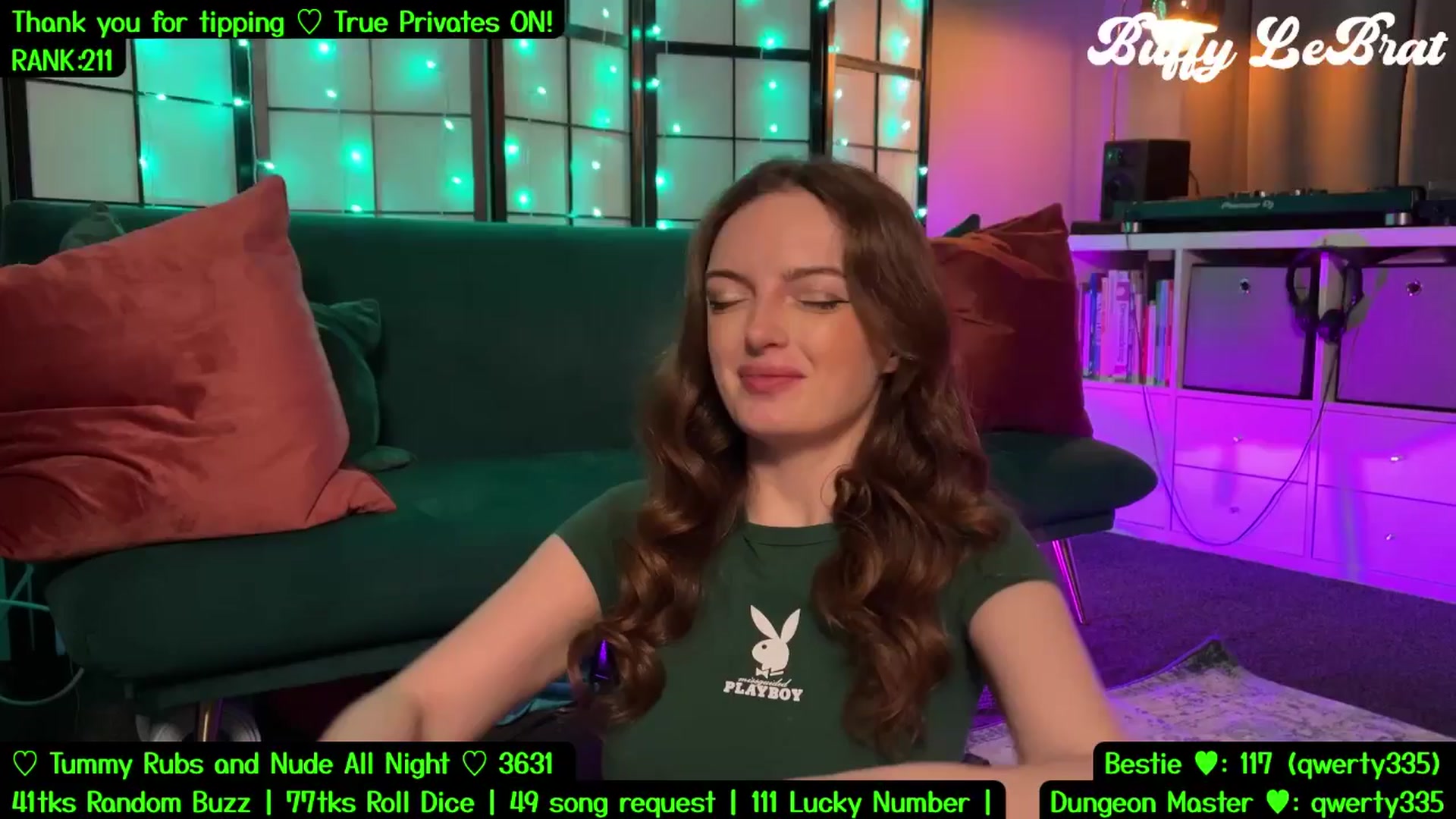 Gallery image thumbnail from BuffyLeBrat's myfreecams stream on, 07/22/2025, 05:55 image 3 of 20