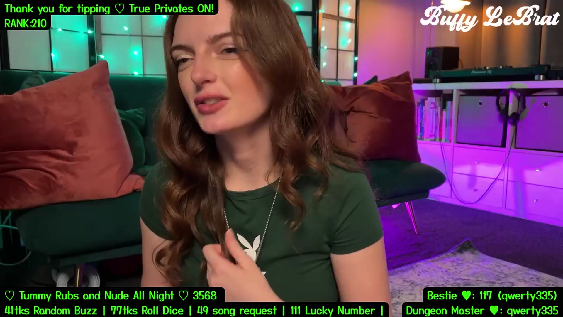 Gallery image thumbnail from BuffyLeBrat's myfreecams stream on, 07/22/2025, 05:55 image 7 of 20