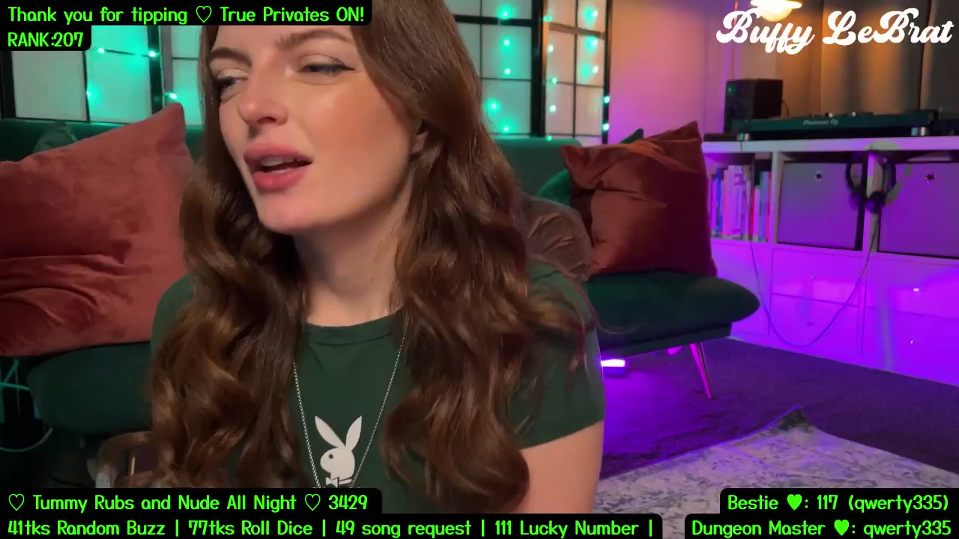 Gallery image thumbnail from BuffyLeBrat's myfreecams stream on, 07/22/2025, 05:55 image 12 of 20