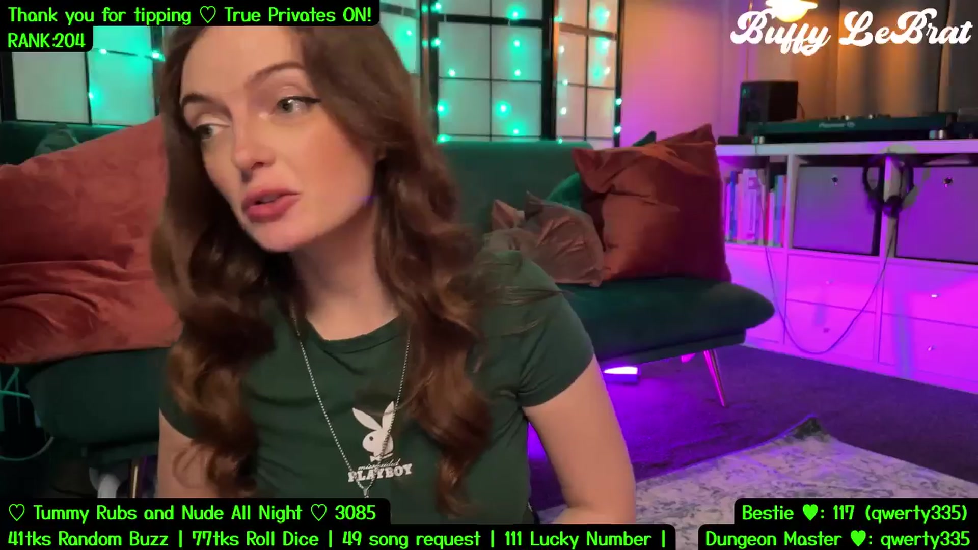 Gallery image thumbnail from BuffyLeBrat's myfreecams stream on, 07/22/2025, 05:55 image 17 of 20