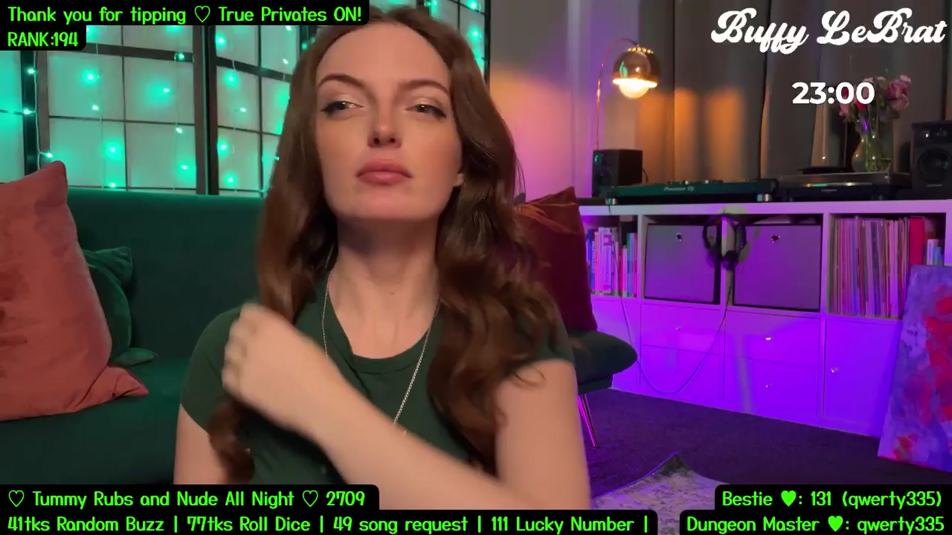Gallery image thumbnail from BuffyLeBrat's myfreecams stream on, 07/22/2025, 07:03 image 1 of 20