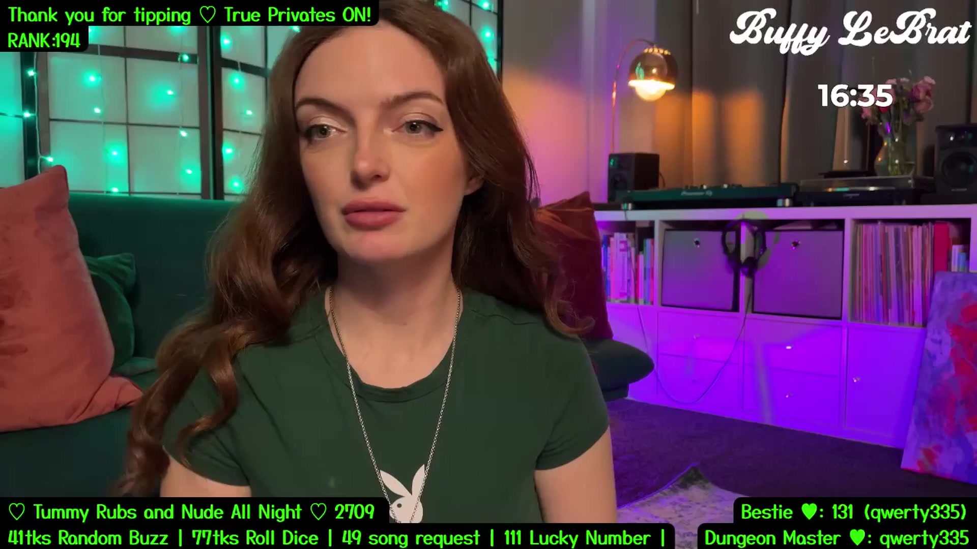 Gallery image thumbnail from BuffyLeBrat's myfreecams stream on, 07/22/2025, 07:03 image 6 of 20