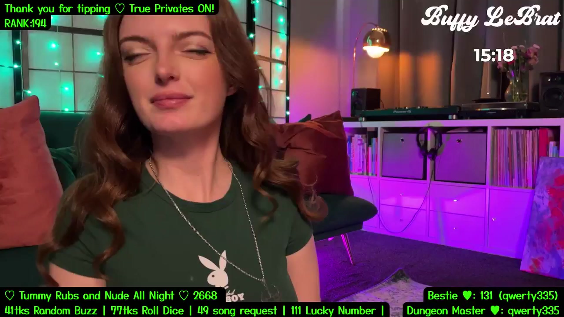 Gallery image thumbnail from BuffyLeBrat's myfreecams stream on, 07/22/2025, 07:03 image 7 of 20
