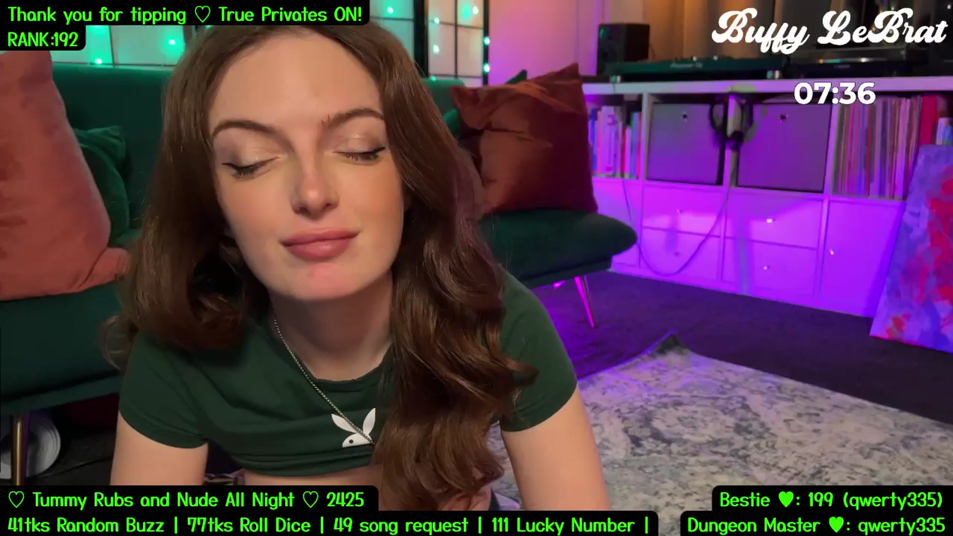 Gallery image thumbnail from BuffyLeBrat's myfreecams stream on, 07/22/2025, 07:03 image 13 of 20
