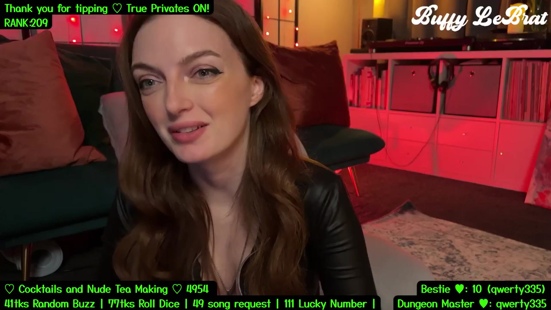 Gallery image thumbnail from BuffyLeBrat's myfreecams stream on, 07/23/2025, 05:27 image 7 of 20