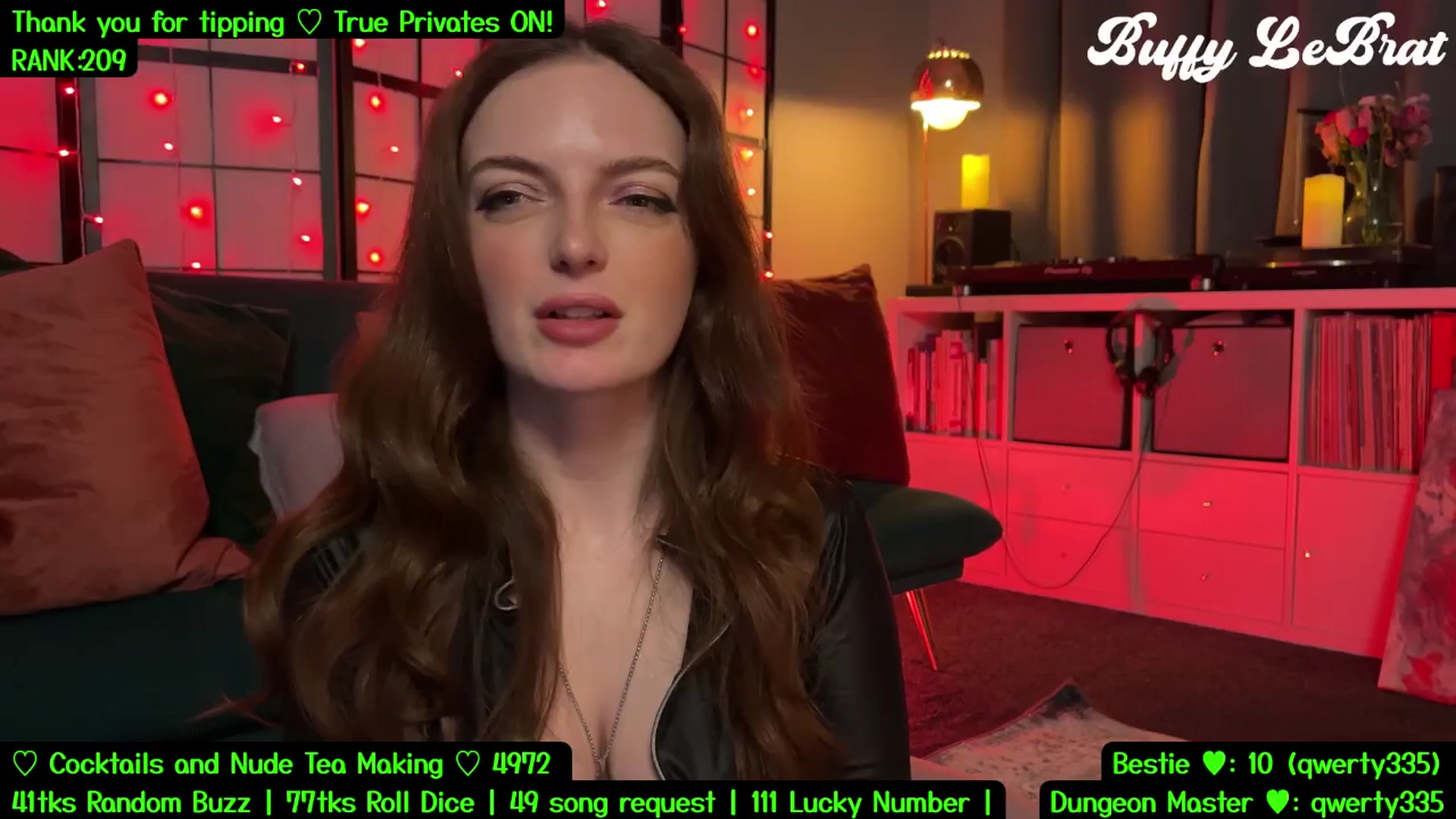 Gallery image thumbnail from BuffyLeBrat's myfreecams stream on, 07/23/2025, 05:27 image 5 of 20