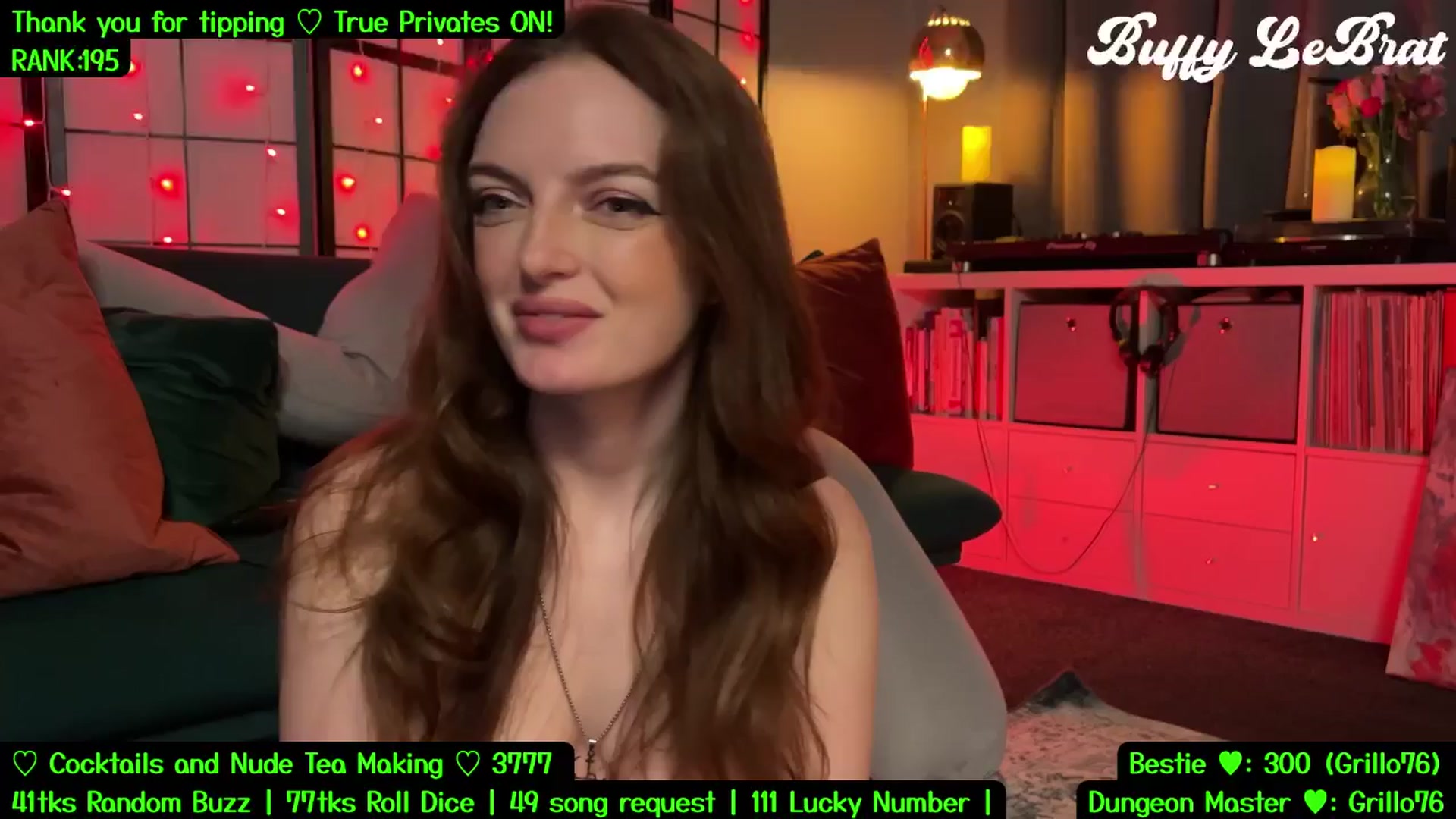 Gallery image thumbnail from BuffyLeBrat's myfreecams stream on, 07/23/2025, 07:28 image 5 of 20