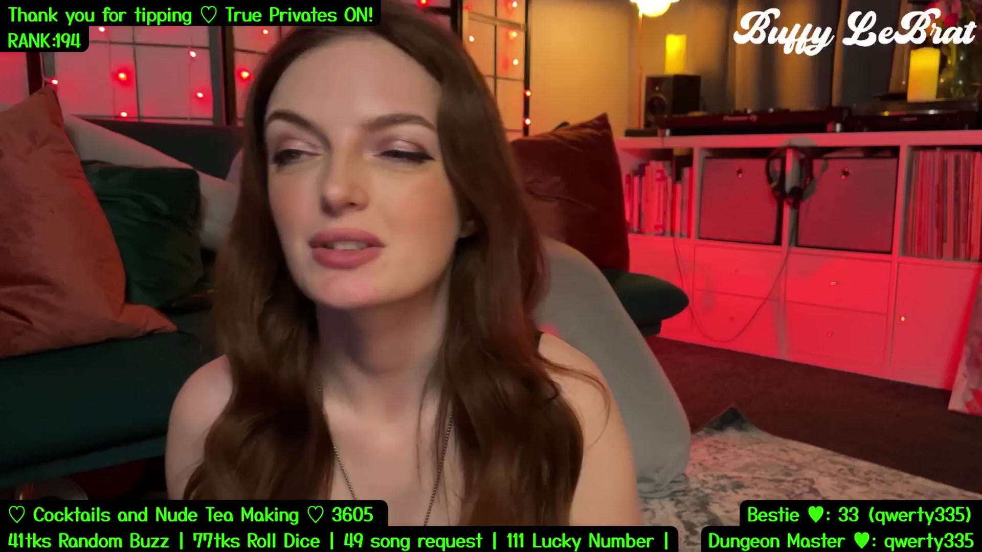 Gallery image thumbnail from BuffyLeBrat's myfreecams stream on, 07/23/2025, 07:28 image 19 of 20