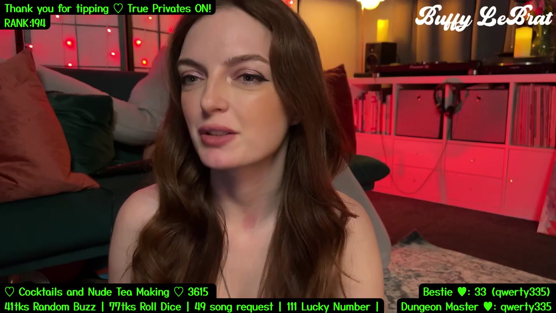 Gallery image thumbnail from BuffyLeBrat's myfreecams stream on, 07/23/2025, 07:28 image 18 of 20