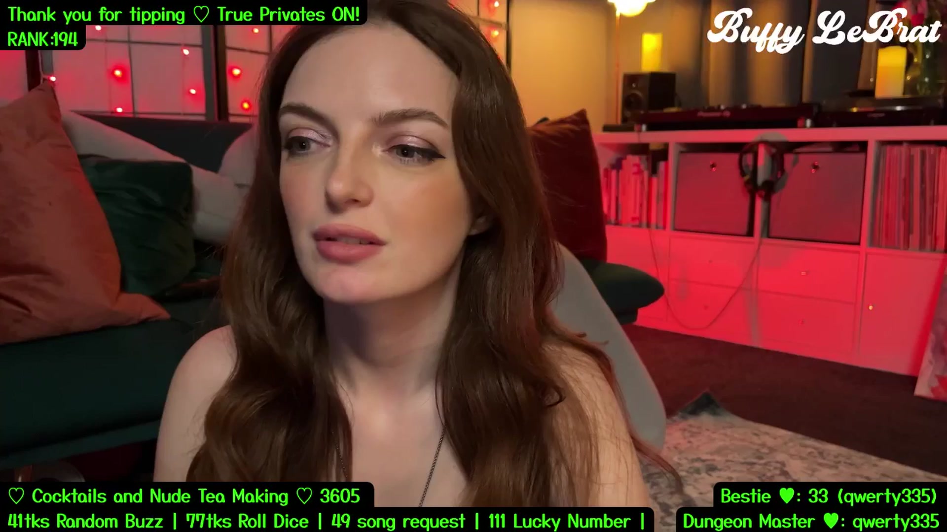 Gallery image thumbnail from BuffyLeBrat's myfreecams stream on, 07/23/2025, 07:28 image 20 of 20