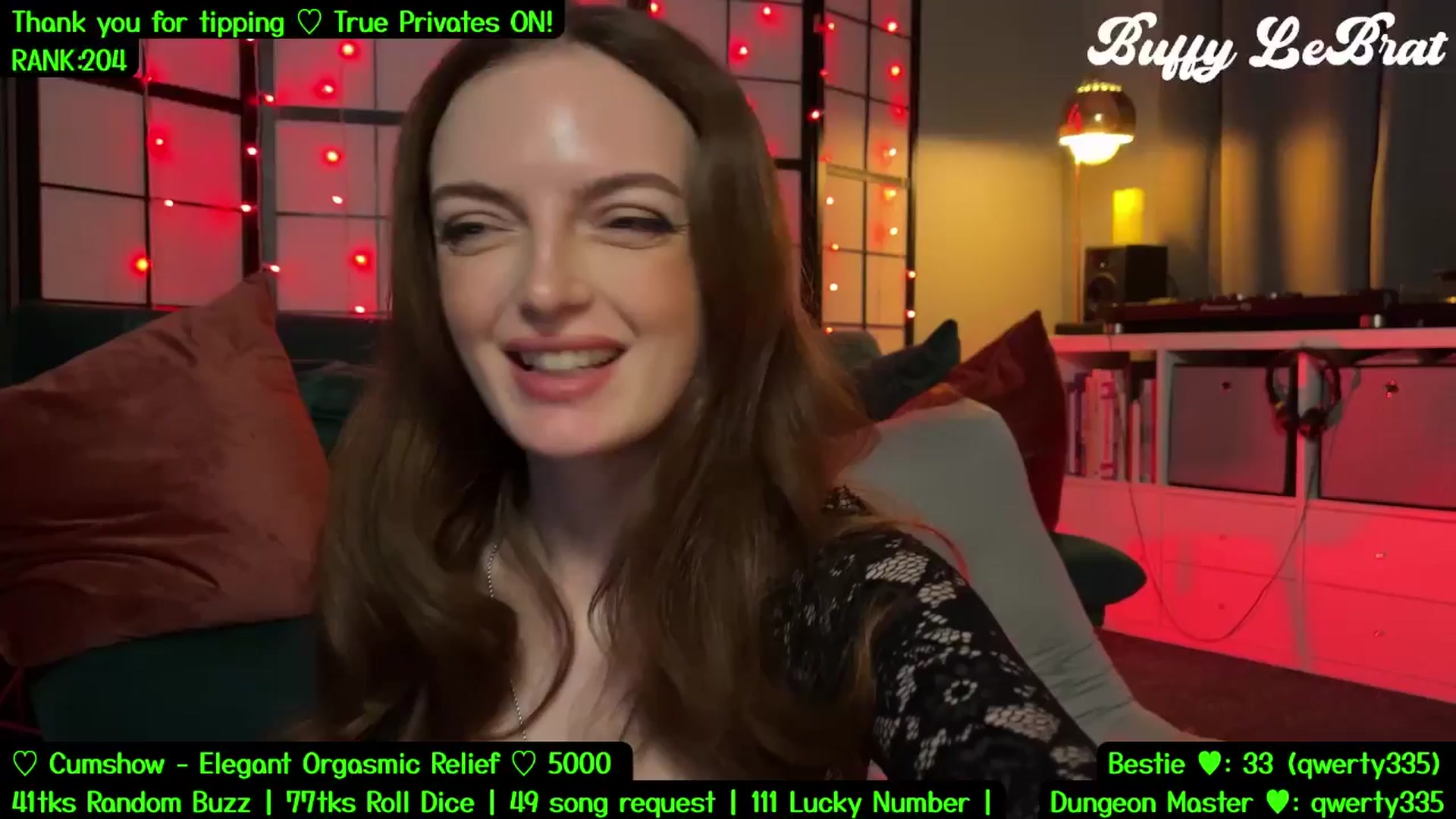 Gallery image thumbnail from BuffyLeBrat's myfreecams stream on, 07/24/2025, 01:30 image 3 of 20