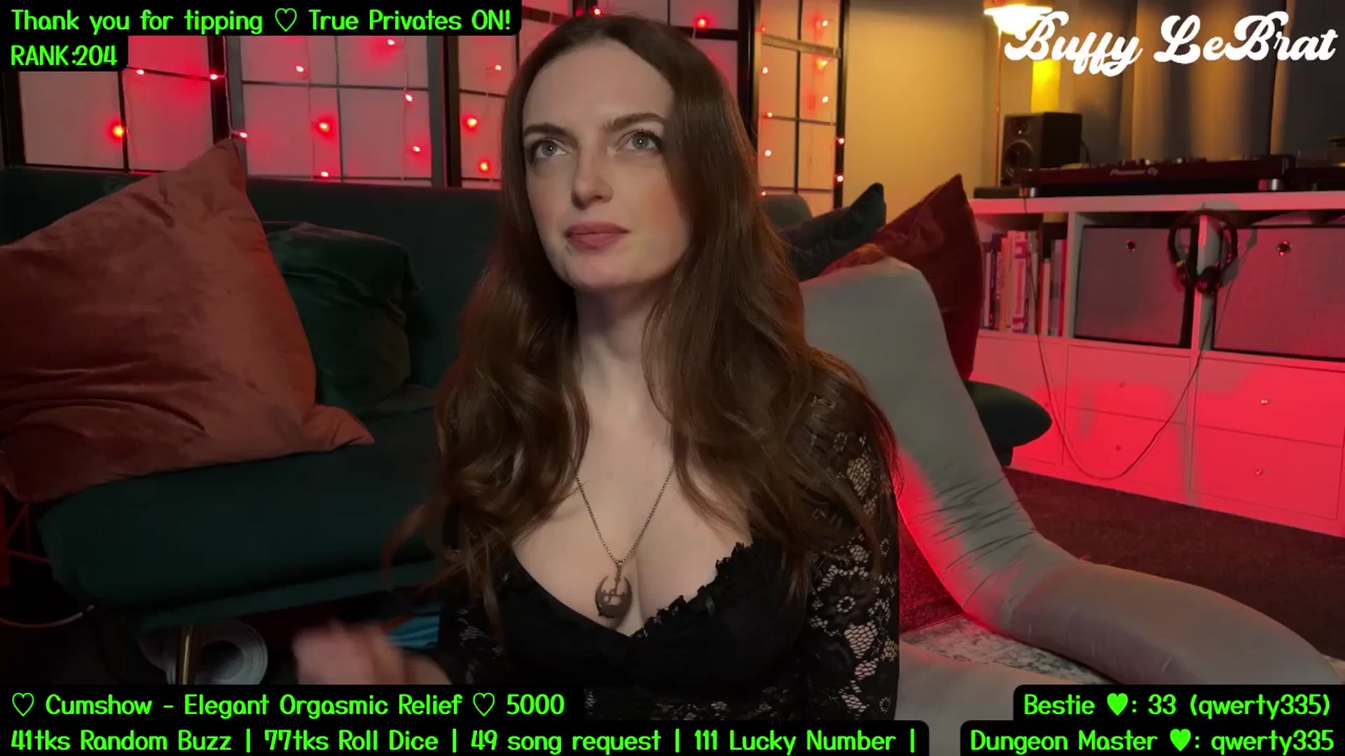 Gallery image thumbnail from BuffyLeBrat's myfreecams stream on, 07/24/2025, 01:30 image 8 of 20